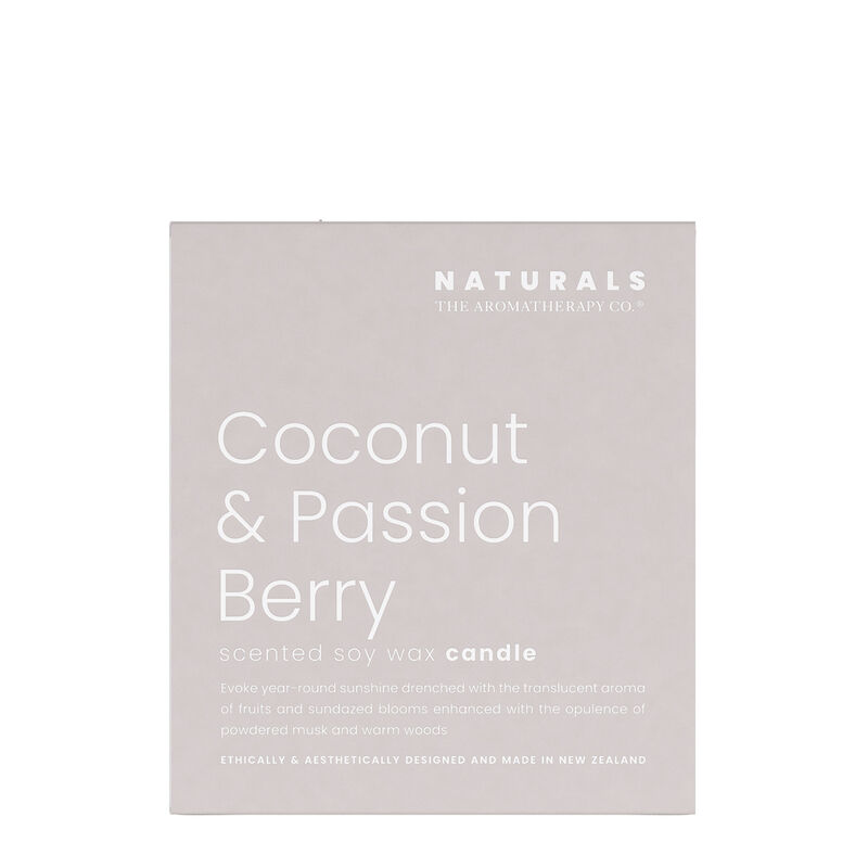 Naturals Candle 400g - Coconut & Passion Berry image number 1
